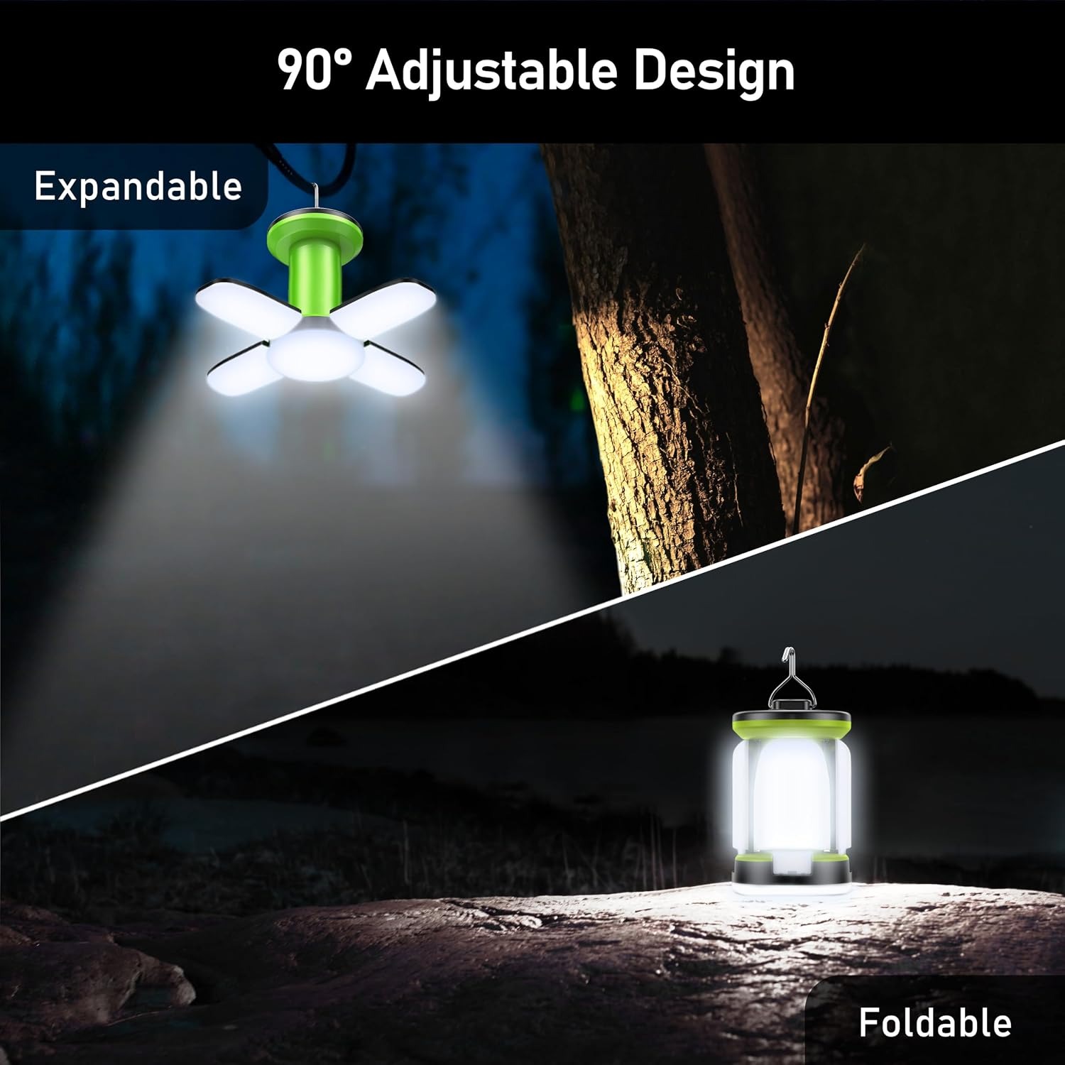 Blukar K9107 Rechargeable Camping Lantern